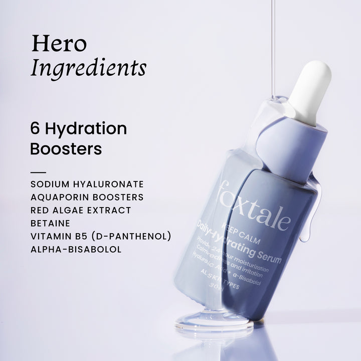 Contents of Daily Hydrating Serum with Hyaluronic Acid Foxtale